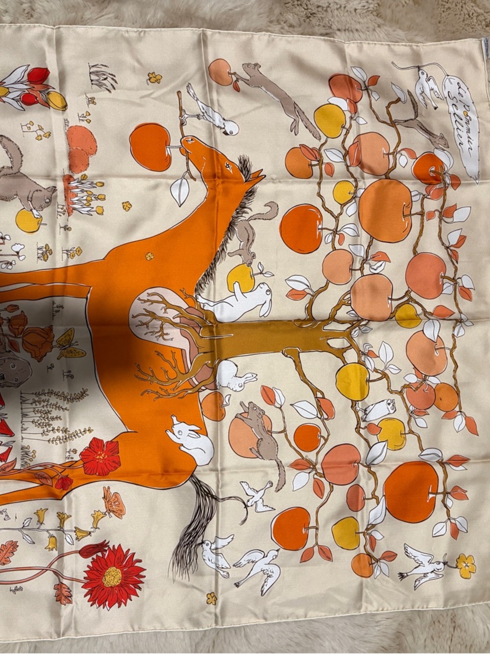 Le Pommier Sellier scarf 90